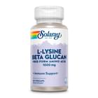 Лізин і бета-глюкан SOLARAY (Солорай) L-Lysine & Beta Glucan 1000 мг капсули флакон 60 шт
