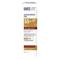 Гель для лица UVEELITE (Увелайт) УФ-Лайт матовый эффект SPF 55+ солнцезащитный 50 г