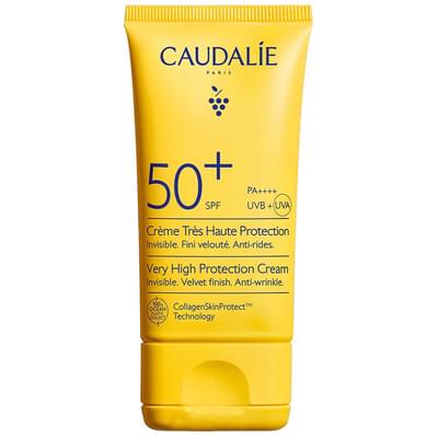 Крем для лица солнцезащитный Caudalie SPF 50+ очень высокая защита 50 мл