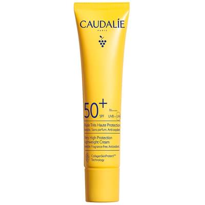 Крем для обличчя солнцезащитный Caudalie SPF 50+ легкий очень высокая защита 40 мл