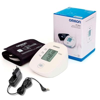 Тонометр Omron HEM-7121J-LAF M1 Basic автоматический + адаптер переменного тока HHP-CM01