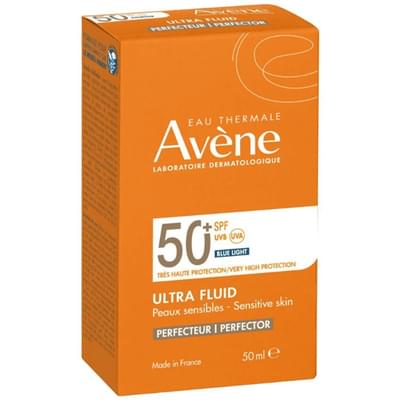 Ультра-флюид для лица солнцезащитный Avene Perfector SPF 50+ для чувствительной кожи с тонируюшим эффектом 50 мл