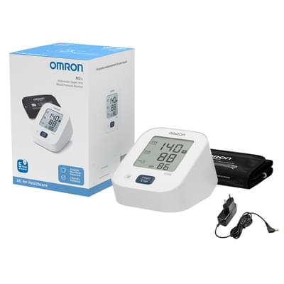 Тонометр Omron M2+ HEM-7188-LE автоматический + адаптер переменного тока HHP-CM01 в комплекте