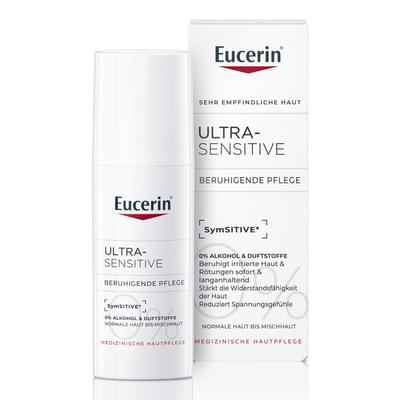 Крем для лица Eucerin Ultra-Sensitive успокаивающий для нормальной, комбинированной гиперчувствительной кожи 50 мл