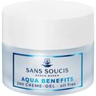 Крем-гель для обличчя Sans Soucis Aqua Benefits 24 години зволоження для нормальної та комбінованої шкіри 50 мл