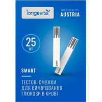 Тест-смужки для глюкометра Longevita Smart 25 шт.