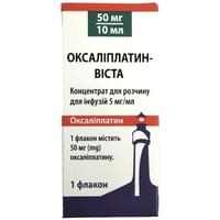 Оксалиплатин-Виста концентрат для раствора для инфузий 5 мг/мл флакон 10 мл (50 мг) 1 шт