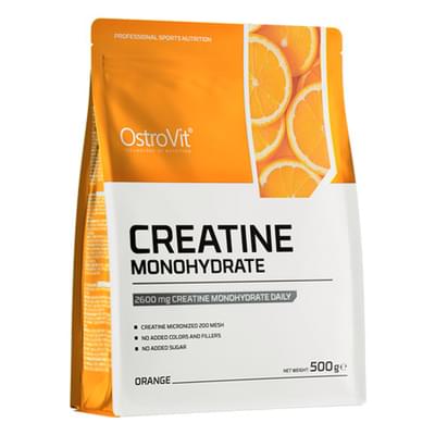 Креатин моногидрат OSTROVIT (Островіт) Creatine Monohydrate порошок зі смаком апельсину 500 г