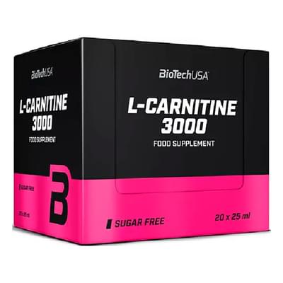 Карнитин BiotechUSA L-Carnitine 3000 Lemon в ампулах по 25 мл №20