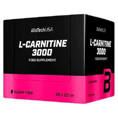 Карнитин BiotechUSA L-Carnitine 3000 Orange в ампулах по 25 мл №20