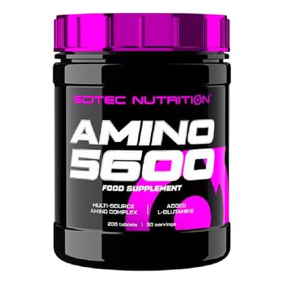 Витамины и минералы SCITEC (Скайтек) Amino 5600 аминокислоты в таблетках 200 шт