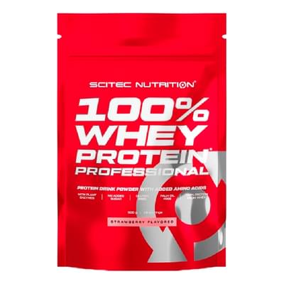 Протеин SCITEC (Скайтек) Nutrition Whey Protein Prof. порошок со вкусом клубники 500 г