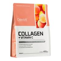 OstroVit Коллаген + Витамин С Collagen + Vitamin C с персиковым вкусом порошок по 400 г