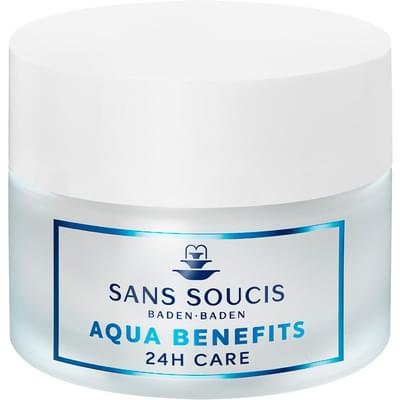 Догляд для обличчя Sans Soucis Aqua Benefits 24 години зволоження для нормальної шкіри 50 мл