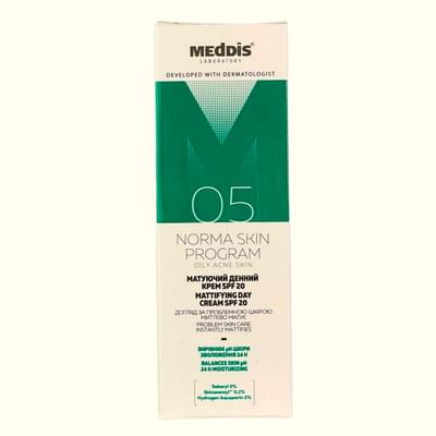 Крем для обличчя Meddis Norma Skin Program SPF 20 матуючий 30 мл