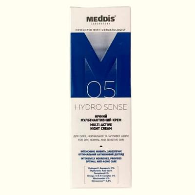 Крем для обличчя Meddis Hydrosense мультиактивний нічний 30 мл