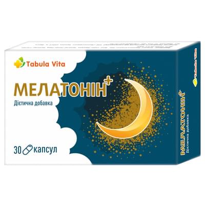Мелатонин+ Tabula Vita капсулы №30 (флакон)