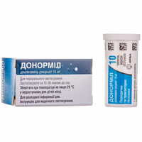 Донорміл таблетки по 15 мг №10 (туба)