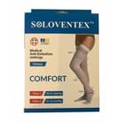 Панчохи antiемболічні Soloventex 040-230 з відкритим носком, клас компресії І (18-21 мм рт.ст) (140 Den) високі білі розмір M