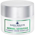 Крем для обличчя Sans Soucis Herbal Sensitive для чутливої та сухої шкіри нічний 50 мл