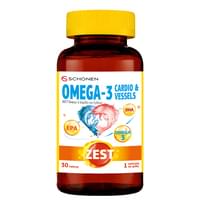 Купити Зест Omega-3 Cardio & Vessels капсули №30 Зест Omega-3 Cardio & Vessels капсули №30