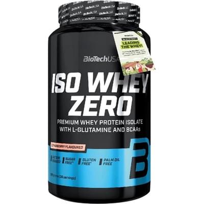 Протеїн BiotechUSA IsoWhey Zero Lactose Free Strawberry 908 г