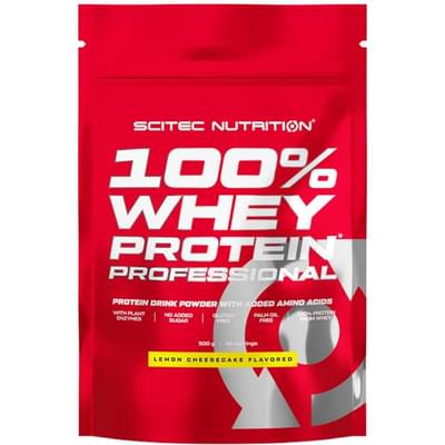 Протеїн Scitec Nutrition Whey Protein Prof. зі смаком лимонного чізкейку порошок 500 г