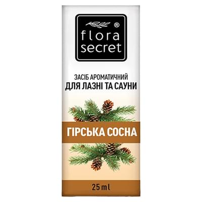Засіб ароматичний для сауни та лазні Flora Secret Гірська сосна 25 мл