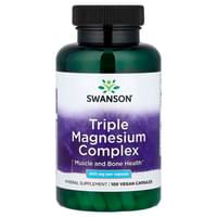 Купити Swanson Магній потрійний комплекс Triple Magnesium Complex капсули 400 мг №100 Swanson Магній потрійний комплекс Triple Magnesium Complex капсули 400 мг №100