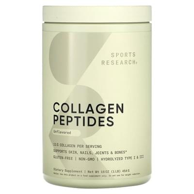 Sports Research Колагенові пептиди Collagen Peptides без смаку 41 порція 473 мл