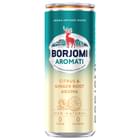 Вода минеральная Боржоми Аромати безалкогольный напиток с ароматом цитрусовых и корня имбиря банка 330 мл