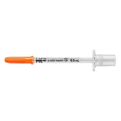 Шприц інсуліновий Embecta Micro-Fine U-100 з інтегрованою голкою 30G 0,5 мл