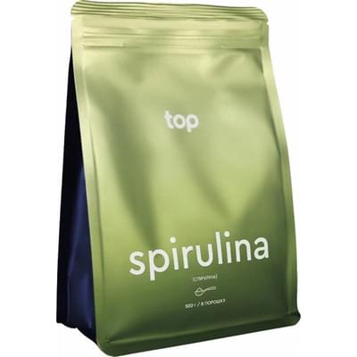 Спирулина Spirulina Top порошок по 500 г (пакет)