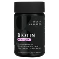Купити Sports Research Біотин Biotin 10 000 mcg капсули №120 Sports Research Біотин Biotin 10 000 mcg капсули №120