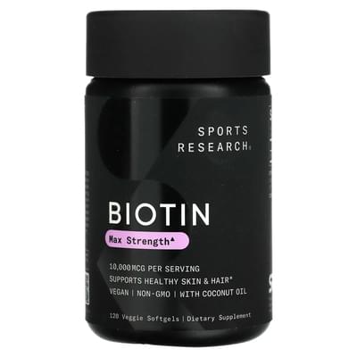 Sports Research Біотин Biotin 10 000 mcg капсули №120