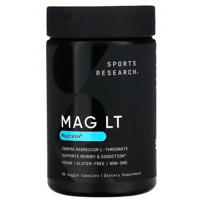 Sports Research Магній L-треонат Magnesium L-Threonate капсули по 2000 мг №90