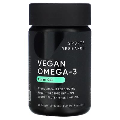 Sports Research Риб'ячий жир Омега-3 Omega-3 Fish Oil 1400 mg веганські капсули №60