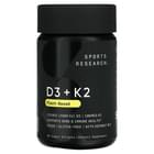 Sports Research Вітамін D3 + К2 Vitamin D3+K2 5000IU/100mcg капсули №60