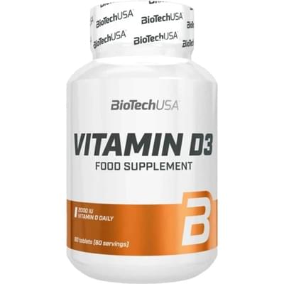 Вітаміни та мінерали BiotechUSA Vitamine D3 таблетки №60