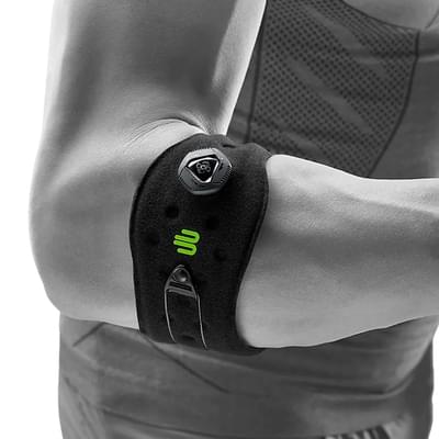 Бандаж на ліктьовий суглоб Bauerfeind Sports Elbow Strap епікондилітний чорний