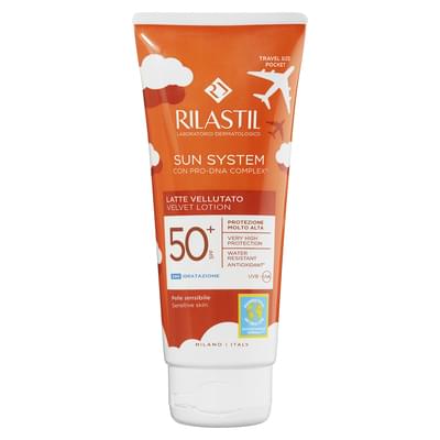 Лосьон для тела RILASTIL (Риластил) бархатный солнцезащитный SPF50 + 100 мл