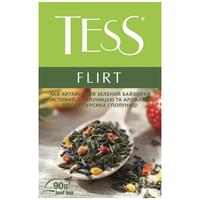 Купить Чай зеленый TESS (Тес) Flirt китайский байховый листовой с клубникой и ароматом белого персика и клубники 90 г Чай зеленый TESS (Тес) Flirt китайский байховый листовой с клубникой и ароматом белого персика и клубники 90 г