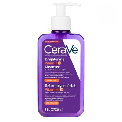 Гель для лица Cerave очищающий с витамином С для придания сиянию и выравниванию тона кожи 236 мл