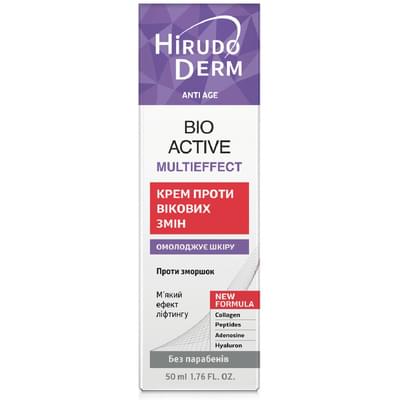 Крем для лица Hirudo Derm Anti Age Bio-active multieffect против возрастных изменений 50 мл