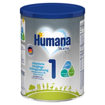 Суміш суха молочна Humana 1 Platin з пребіотиками галактоолігосахаридами (ГОС) LC PUFA 0-6 місяців 300 г