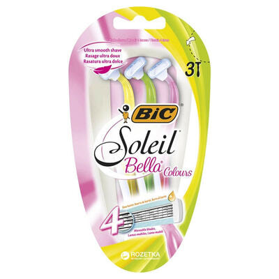 Бритва BIC Soleil Bella Colours женская 3 шт.