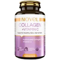 Купить Novel Collagen+Vitamin C Коллаген + Витамин С таблетки жев. №60 Novel Collagen+Vitamin C Коллаген + Витамин С таблетки жев. №60