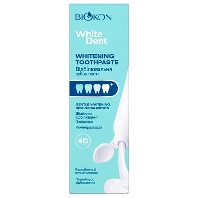 Зубная паста White Dent Whitening Toothpaste отбеливающая 75 г