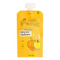 Пюре фруктове Mark&Mart Запечене яблучко і гарбузик без цукру гомогенізоване стерильне 120 г