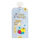 Пюре фруктове Mark&Mart Запечене яблучко і ягідки без цукру гомогенізоване стерильне 120 г